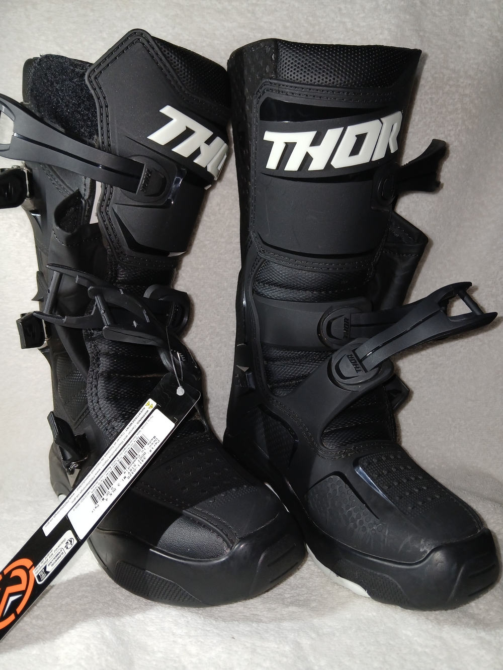 Thor Rally MX Kids Black Motocross Boots. Size 4